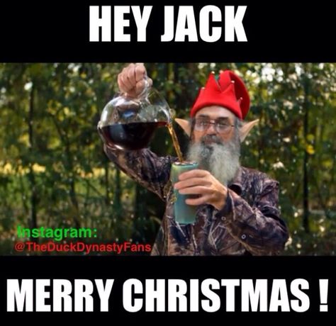 Merry Christmas Si Robertson, Si Meme, Uncle Si, Happy Birthday Sis, Christmas Episodes, Duck Commander, Duck Dynasty, Very Funny Pictures, The Night Before Christmas