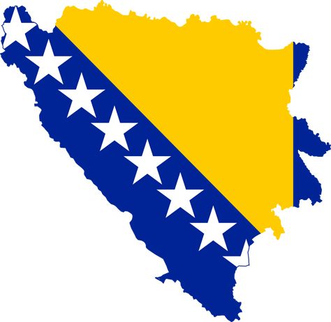 File:Flag map of Bosnia and Herzegovina.svg Bosnian Flag, Bosnia Flag, Herzegovina Flag, Herren Hand Tattoos, Bosnia Herzegovina, Balkan Peninsula, Travel Locations, National Anthem, Beautiful Mountains