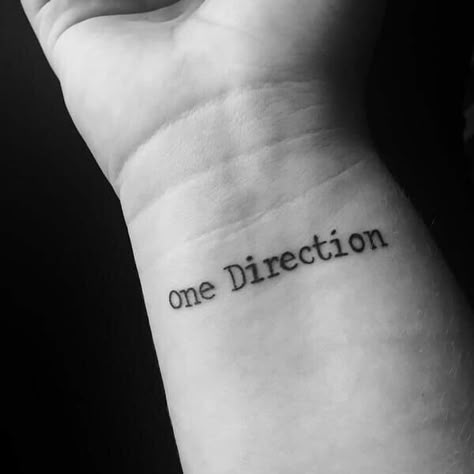 One Direction Tattoo, 1d Tattoos, Direction Tattoo, One Direction Tattoos, Inspo Tattoo, Themed Tattoos, I Love One Direction, S Tattoo, Tattoo Inspo