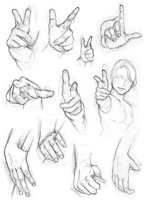 Hand pose reference for drawing Hand Gestures, Hand Drawing Reference, Anatomy Sketches, Hand Reference, Anatomy Drawing, Hand Sketch, Figure Drawing Reference, Anatomy Art, Art Tutorials Drawing