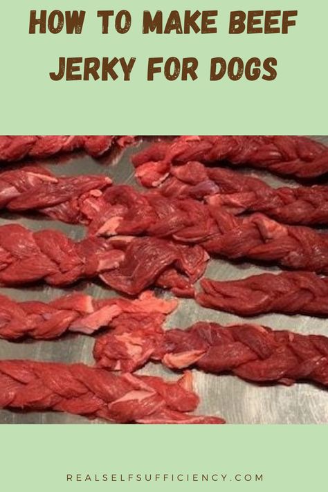 Homemade Dog Jerky, Dehydrated Beef Dog Treats, Dog Jerky Recipes Dehydrator, Venison Dog Treats, Dehydrating Dog Treats, Venison Dog Treats Homemade, Dehydrated Treats For Dogs, Dog Jerky Recipes, Dehydrator Dog Treats