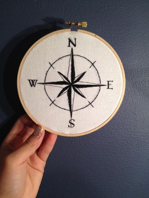 Embroidery Travel Ideas, Sailing Embroidery, Compass Embroidery, Travel Embroidery, 2023 Embroidery, Nautical Embroidery, Crazy Quilts Patterns, Blackwork Embroidery, Hand Embroidery Projects