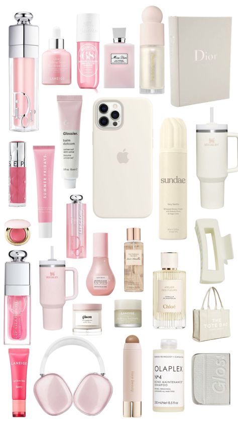 Wish List Aesthetic, Aesthetic Must Haves, Clean Girl Vibes, School Backpack Essentials, Cable Iphone, Bag Y2k, School Bag Essentials, Makeup Bag Essentials, Backpack Essentials