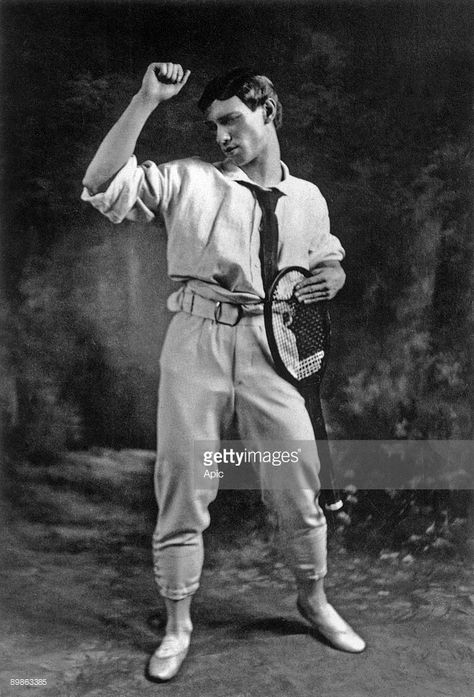 Vaslav Nijinsky (1890-1950) russian dancer of polish origins here in his tennis outfit for 'Jeux', photo by Gerschel 1913 Vaslav Nijinsky, Svetlana Zakharova, Claude Debussy, Margot Fonteyn, Francis Picabia, Mikhail Baryshnikov, Ballet Russe, Rudolf Nureyev, Dance Forever