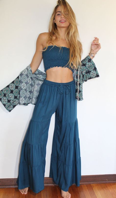 f670ef5d2d6bdf8f29450a970494dd64desc51350813ri Flowy Clothes, Mermaid Photoshoot, Fashion Terminology, Camping In The Woods, Character Clothes, Clothes Making, Ruffle Pants, Yoga Clothing, Art Supply