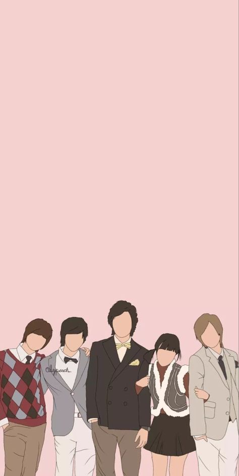 Korean Art Wallpaper, Kdrama Anime Wallpaper, Kdrama Cartoon Art, Kdrama Digital Art, Kdrama Wallpaper Cartoon, Kdrama Illustration Art, Boys Over Flowers Wallpaper, Boys Over Flowers Anime, Fan Art Kdrama