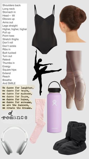 Ballet School Aesthetic, Ballet Essentials, Ballerina Aesthetic, Ballet Outfits, Aesthetic Ballet, School Dr, Ballet Wear, Ballet Technique, Ballet Bag