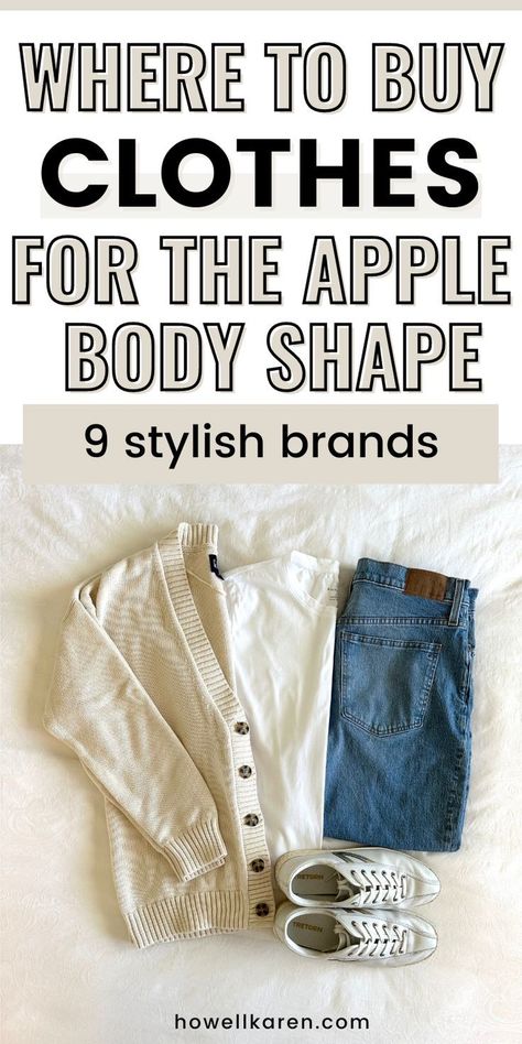 Where To Buy Clothes for the Apple Body Shape mens oversized clothing plus size outfits queer dresses for heavy ladies kristine thompson trendy curvy plus size clothing chart outfits for plus size women plus size pant suits for women best plus size outfits #plussize #Buy #Clothes #Apple #Body #Shape Apple Body Fashion, Apple Shape Outfits Plus Size, Plus Size Outfits For Summer, Apple Body Shape Clothes, Clothes For Women Over 60, Apple Body Shape Fashion, Apple Body Shape Outfits, Dress For Body Shape, Apple Shape Fashion