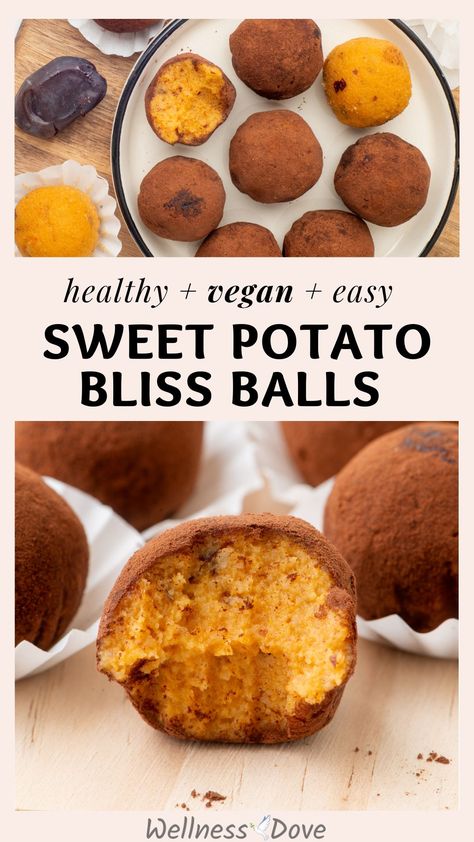 Sweet Potatoes Snacks Healthy, Sweet Potato Dessert Vegan, Sweet Potato Snack Recipes, Sweet Potato Truffles, Sweet Potato Snacks Healthy, Sweet Potato Vegan Recipes, Sweet Potato Dessert Healthy, Sweet Potato Candy, Wfpb Snacks