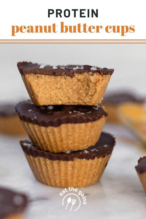 Healthy Protein Peanut Butter Cups, Healthy Homemade Peanut Butter Cups, Protein Packed Peanut Butter Cups, Gluten Free Desserts Peanut Butter, Gluten Free Protein Bars Homemade, Healthy Protein Baked Goods, Peanut Butter Oat Cups Recipe, Healthy Protein Treats, Protein Treats Healthy