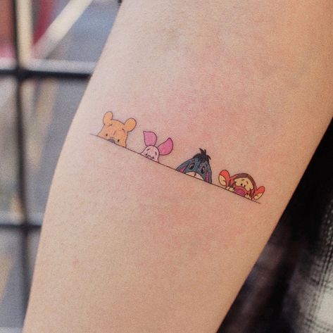 Pooh Tattoo Ideas, Winnie The Pooh Tattoo Ideas, Winnie The Pooh Tattoo, Pooh Tattoo, Cartoon Characters, Winnie The Pooh, Tattoo Ideas, Bears, Tattoos