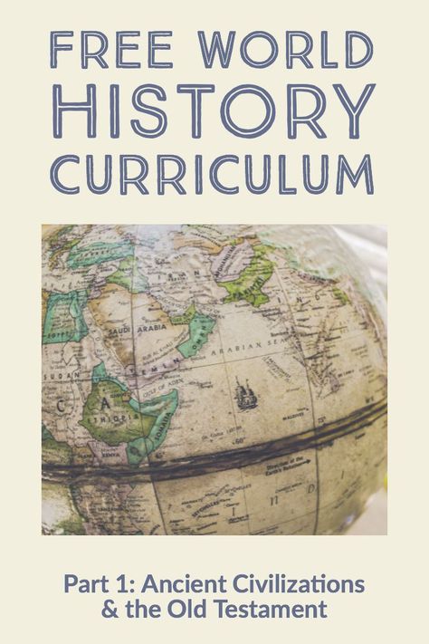 FREE World History Curriculum for Ancient Civilizations and the Old Testament (Great for teaching multiple ages all at once!) Ancient History Projects, World History Projects, World History Facts, History Interactive Notebook, World History Classroom, History Lesson Plans, Ancient World History, Teacher Vibes, World History Lessons