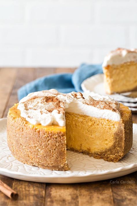 6 Inch Pumpkin Cheesecake Recipe - Homemade In The Kitchen 6 Inch Pumpkin Cake, 6 Inch Pumpkin Cheesecake, Small Batch Pumpkin Cheesecake, Small Pumpkin Cheesecake, 6” Cheesecake Recipe, Small Batch Pumpkin Bars, Small Cheesecake Recipe 6 Inch, Small Cheesecake Recipe, Cheesecake Scones