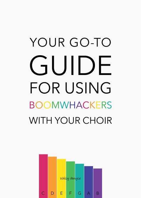 Your Go-To Guide for Using Boomwhackers With Your Choir - Boomwhackers, Boomwhacker music, how to play Boomwhackers, using Boomwhackers in choir, teaching music with Boomwhackers, children's choir rhythm instruments, percussion instruments for children | @ashleydanyew Boomwhacker Activities, Boomwhacker Music, Teaching Ukulele, Elementary Choir, Musical Notation, Music Teaching Resources, Music Singing, Elementary Music Lessons, Boomwhackers