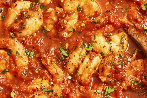 Packed with sweet and juicy shrimp. Diavolo Sauce Recipe, Fra Diavolo Sauce Recipe, Fra Diavolo Sauce, Shrimp Fra Diavolo Recipe, Fra Diavolo Recipe, Diavolo Sauce, Fra Diavolo, Spicy Tomato Sauce, How To Peel Tomatoes