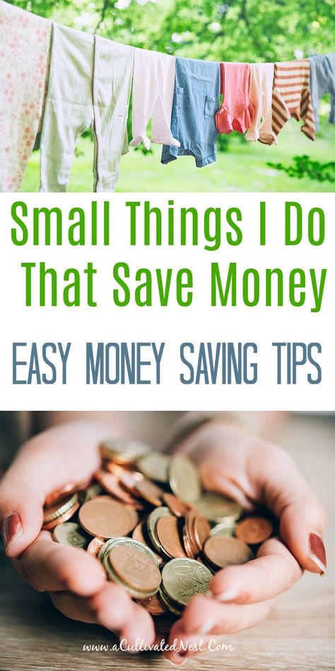 Easy Money Saving Tips! Looking for ways to save money on a tight budget? I thought I'd share a few of the small things that we do to save money and share a recent thrift haul too! Remember that small things add up! #moneysavingtips #frugalliving #homemaking #savingmoney #acultiatednest Frugal Habits, Saving Money Frugal Living, Money Honey, Savings Tips, Money Plan, Money Frugal, Savings Strategy, Thrift Haul, Money Savings