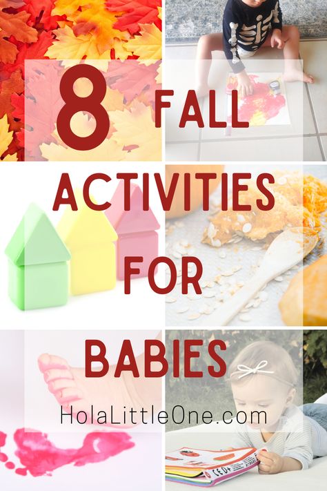 Fall Crafts For 10 Month Old, Fall Crafts For 11 Month Old, Fall Infant Sensory Activities, Autumn Activities For Infants, Fall Crafts 1 Year, Fall Crafts With One Year Old, Fall Crafts For 16 Month Old, Fall Nursery Crafts, Fall Art Activities For Infants