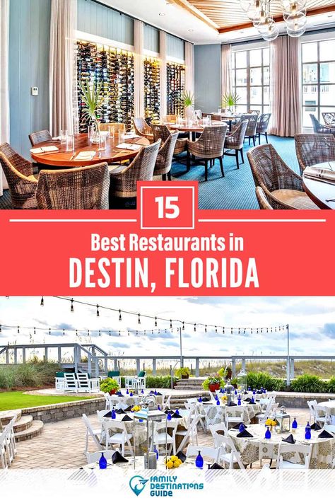 Destin Restaurants, Destin Florida Restaurants, Destin Florida Vacation, Lunch Places, Florida Travel Guide, Best Seafood Restaurant, Brunch Places, Cozy Restaurant, Places In Florida