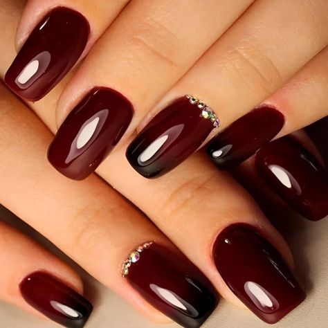 Burgundy Nail Designs You Need to Try This Season | ND Nails Supply Wine Nails Designs Burgundy, Maroon Nail Designs, Burgundy Nail Art, Burgundy Nail Polish, Burgundy Nail Designs, Wine Nails, Maroon Nails, Colorful Nail, Ombre Nail Designs