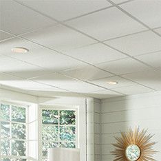 How to Cut Ceiling Tiles | Hunker Suspended Ceiling Tiles, Old Ceiling, Vintage Tin Ceiling Tile, Ceiling Paint, Faux Tin Ceiling, Drop Ceiling Tiles, Faux Tin Ceiling Tiles, Drop Ceiling, Tin Tiles