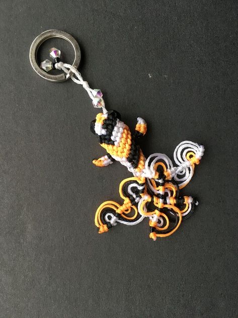 I absolutley Love these koi fish keychains they are just so cute🐟💙🧡💛🖤they have to be one of the favourite macrame items i make and sell on my Etsy shop they are small and vibrant and soo unique and always a treat to put together Macrame Items, Fish Keychain, Business Checks, Handmade Macrame, Duffel Bags, The Favourite, Koi Fish, Bags Backpacks, Black Glass