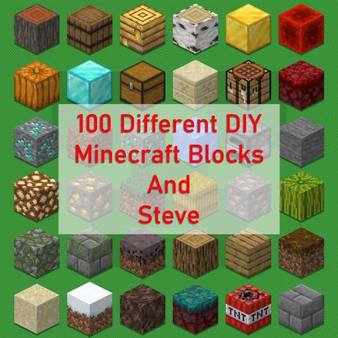 DIY Minecraft Blocks. Printable 100 Different Minecraft Blocks. Minecraft Diorama Set. Minecraft Blocks From Printable Paper. by htartzone on Etsy Diy Minecraft Blocks, Minecraft Posters Printable, Minecraft Printables Free Templates, Minecraft Blocks Pattern, Minecraft Diorama, Minecraft Skins Black, Minecraft Box, Minecraft S, Minecraft Pack