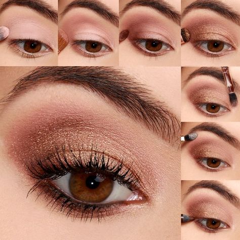 This week we're getting bronzed for the sunny days ahead thanks to some seriously gorgeous shades from one of our favorite beauty brands, Sigma! Diy Wedding Makeup, Bronze Eye Makeup, Summer Eye Makeup, Bronze Eyeshadow, Wedding Makeup Tutorial, Eyeshadow For Blue Eyes, Makeup Tutorial Eyeshadow, Eye Makeup Steps, Makijaż Smokey Eye