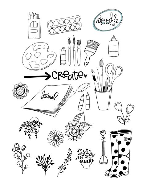 Emilie Barnes, Arte Doodle, Doodle Art Journals, Doodle Inspiration, Online Friends, Easy Doodle Art, Easy Doodles Drawings, 수채화 그림, Doodle Designs