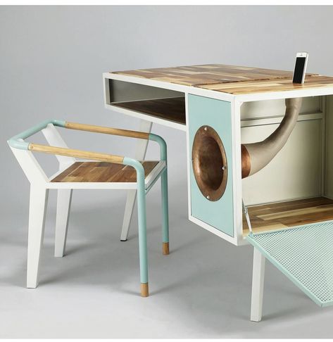 Smart Tiles, Low Tech, Yanko Design, Desk Design, Sandbox, Furniture Inspiration, A Desk, Cool Furniture, Wood Furniture