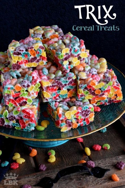 Trix Cereal, Easter Cookie Recipes, Marshmallow Treats, Cereal Treats, Crispy Treats, Rice Krispie Treats, Rice Krispie, Food Shows, Easter Cookies