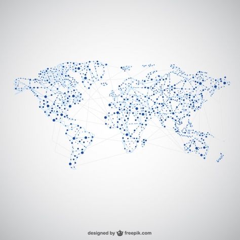 World map global network map design Free Vector World Map Graphic Design, World Map Design Graphics, World Map Line Art, World Map Graphic, Network Design, Global Map, World Map Design, World Map Wallpaper, Map Background