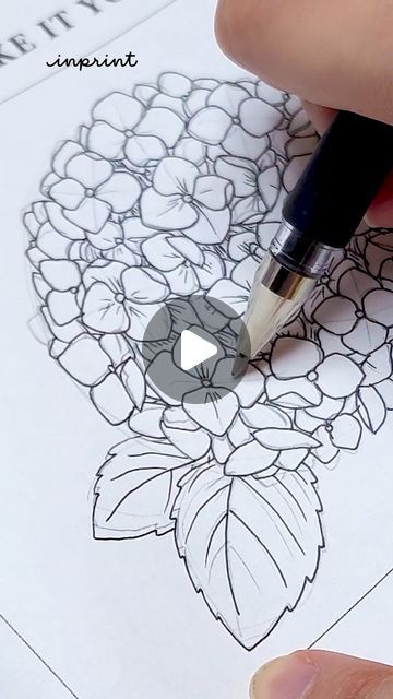 3,712 likes, 16 comments - inprint.xyz on July 5, 2024: "Drawing the Hydrangea flower in my own style 🥰". Hydrangea How To Draw, Draw Hydrangea Step By Step, How To Draw A Hydrangea, Drawing Hydrangea Flower, How To Draw Hydrangeas, Hydrangea Mosaic, Hydrangea Drawing, 2024 Drawing, Easy Hand Drawings