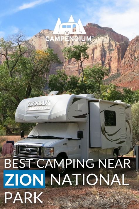 Zion National Park Camping, National Park Bucket List, Rv Pictures, Zion Camping, Dispersed Camping, Best Rv Parks, Rv Campsite, National Park Camping, Rv Campgrounds