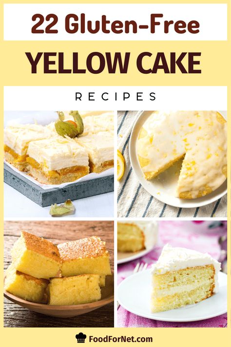 There’s something irresistible about a classic yellow cake. Whether you top the dessert with something basic, indulgent or creative, this sweet treat can definitely please a crowd. Even though your gluten-eating days are behind you, you can still enjoy a light and moist, gluten-free, yellow cake as long as you have the right set of ingredients. #yellowcake #glutenfree #recipe Gluten Free Yellow Cake Mix Desserts, Gluten Free Recipes Using Cake Mixes, Gluten Free Box Cake Mix Recipes, Gf Yellow Cake Recipe, Gluten Free Yellow Cake Mix Recipes, Sugar Free Yellow Cake Recipe, Yellow Cake Recipes, Gluten Free Yellow Cake Recipe, Gluten Free Cake Mix Recipes