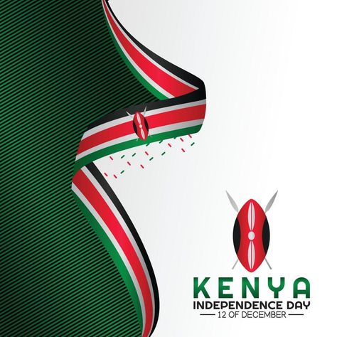 Kenya Independence Day Vector Design Illustration. Indepence Day Poster, Kenya Independence Day, Christian Quotes Wallpaper, Wallpaper Quotes, Vector Design, Christian Quotes, Design Illustration, Independence Day, Kenya