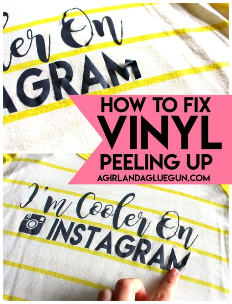 what do if you vinyl won't stick or if it peels up! Creat tips for heat transfer vinyl #expressionsvinyl #cricut #silhouettecameo Mod Melts, Expressions Vinyl, Create Your Life, Best Glue, Craft Stash, Best Crafts, Bee Crafts, Htv Vinyl, Family Diy