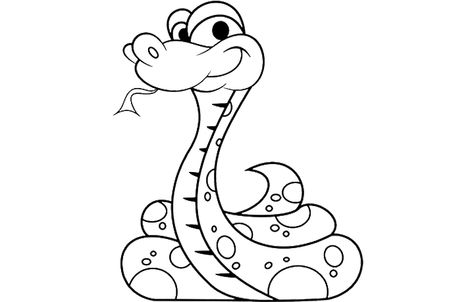 Top 25 Free Printable Snake Coloring Pages Online Cartoon Snake, Snake Coloring Pages, Frog Coloring Pages, Snake Drawing, Color Magic, Free Printable Coloring, Animal Coloring Pages, Free Printable Coloring Pages, Coloring Book Pages