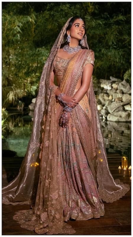 Universe Gratitude, Indian Bridal Wear Red, Ambani Family, Saree Aesthetic, Radhika Merchant, Wedding Lehenga Designs, Indian Bride Outfits, Indian Bridal Wear, Tarun Tahiliani