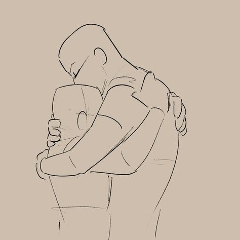 Drawing Hugging, Mellon Soup, Base Drawing, Sketch Poses, Pose References, Drawing Expressions, Drawing Templates, Arte Sketchbook, Poses References