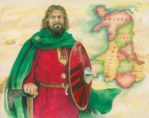 Medieval Wales, Celtic History, Wales Map, Alfred The Great, Celtic Warriors, Tattoo Inspiration Men, Rennaissance Art, Early Middle Ages, The Vikings