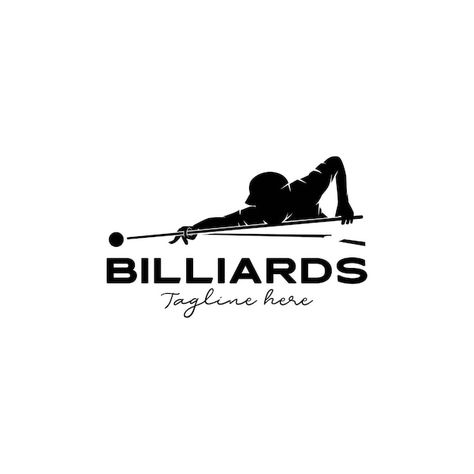 Billiard Logo Design, Billiard Illustration, Billiard Design, Billiards Aesthetic, Pool Halls, College Stuff, Pool Games, Billiards Pool, Cafe Logo