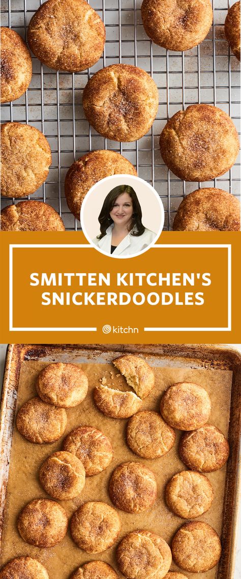 Smitten Kitchen Snickerdoodles, Smitten Kitchen Recipes, Mmm Cookies, Snickerdoodle Cookies Recipe, Best Snickerdoodle Cookies, Snickerdoodle Cake, Brownies Recipes, Cinnamon Candy, Martha Stewart Recipes