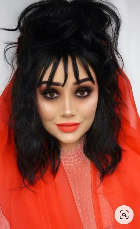 Lydia Deetz Wedding, Lydia Deetz Makeup, Lydia Deetz Costume, Beatle Juice, Halloween Juice, Beetlejuice Makeup, Wedding Makeup Tutorial, Beetlejuice Halloween, Creepy Halloween Makeup