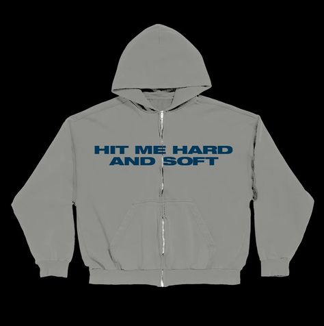 HIT ME HARD AND SOFT GREY ZIPPER HOODIE @billieeilish #billieeilish Grey Zipper Hoodie, Billie Eilish Merch, Soft Hoodie, Zipper Hoodie, Christmas Wishlist, Billie Eilish, Christmas List, Christmas Outfit, Zipper