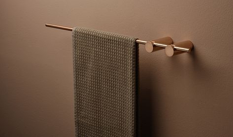 RITMONIO-ELEMENTA-Bathroom-Collection-Towel-Rod-Featured-Image - Design Milk Classic Shelves, Towel Rod, Ideal Bathrooms, Bathroom Solutions, Bathroom Collections, Design Del Prodotto, Design Milk, Towel Rail, Towel Holder