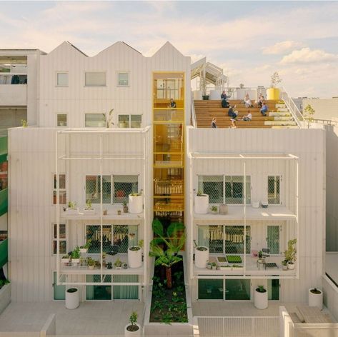 Melbourne Apartment, Steel Cladding, Apartment Block, 1960s Home, Courtyard Design, Social Housing, Affordable Housing, Apartment Interior, Residential Architecture