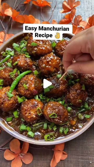 @b_recipes4 on Instagram: "Easy Manchurian Recipe 👌  #manchurianrecipes  #vegmanchurian  #easysnacks" Manchurian Recipe Vegetarian Gravy, Easy Manchurian Recipe, Gopi Manchurian Recipe, Kobi Manchurian Recipe, Veg Lunch Recipes Indian, Manchurian Recipe Vegetarian, Easy Lunch Recipes Indian, Manchurian Recipes, Quick Indian Snacks