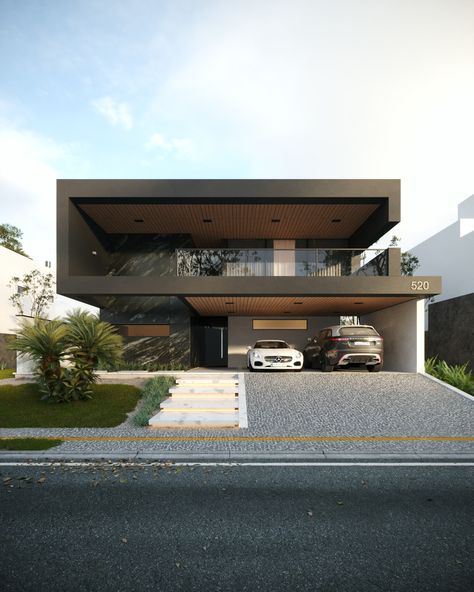 House Architecture Styles, Modern Villa Design, Modern House Facades, Modern Exterior House Designs, Model House Plan, Entrepreneur Inspiration, Bungalow House Design, House Front Design, Modern Architecture House