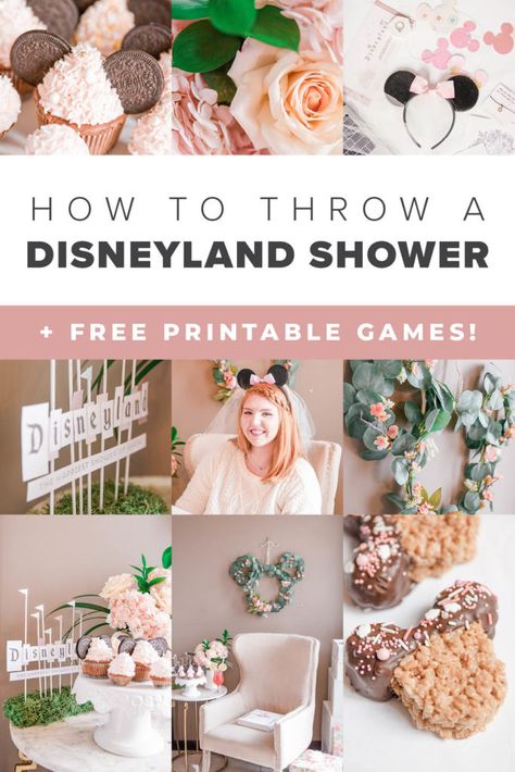 Mickey Bridal Shower Ideas, Disney Castle Baby Shower, Disney Bridal Shower Favors, Subtle Disney Bridal Shower Ideas, Bridal Shower Princess Theme, Disney Inspired Bridal Shower, Classy Disney Bridal Shower Ideas, Disney Baby Shower Themes Girl, Vintage Disney Bridal Shower Ideas