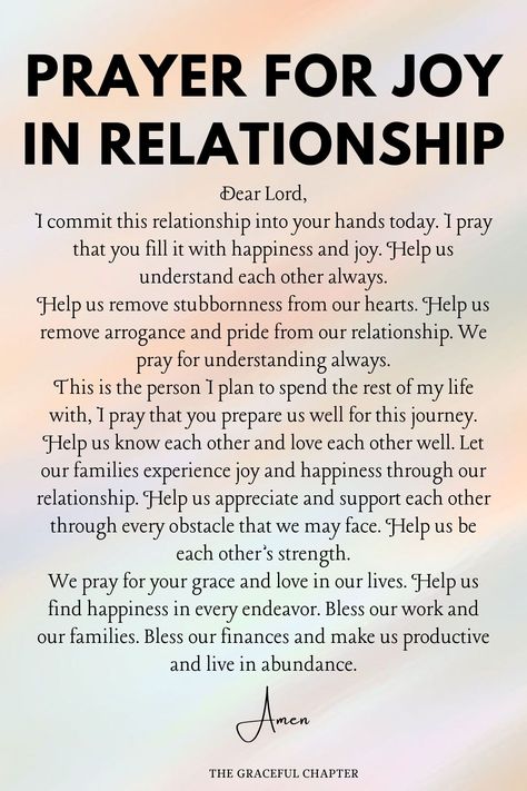 Prayers for Joy in Relationship How To Pray Over Your Relationship, Prayers To Restore Relationship, Prayer To Strengthen Relationship, Prayers Over Relationship, Praying For Your Relationship, Prayers For Health And Healing Relationship, Praying For My Relationship, Prayers For Fiance, Prayers To Say With Your Boyfriend